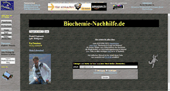 Desktop Screenshot of biochemie-nachhilfe.de